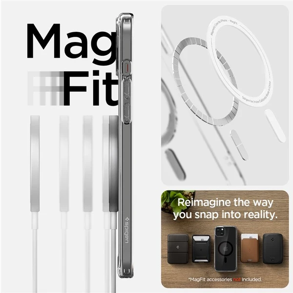 Spigen Ultra Hybrid MagFit kryt iPhone 15 čierny - Puzdra - Obrázok QXV8000601