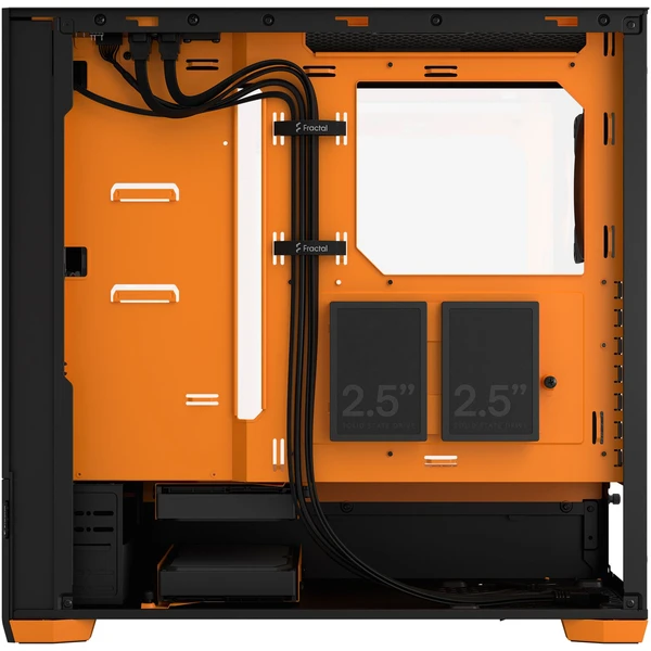Fractal Design Pop Air RGB Orange Core TG Clear Tint - Počítačové skrine - Obrázok QY6A000601