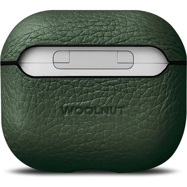Woolnut kožené púzdro pre AirPods 3. generácie tmavo zelené - Puzdra - Obrázok QZJR100501
