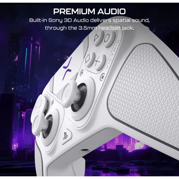 Turtle Beach herný ovládač Victrix Pro BFG Reloaded (PS4/PS5/PC) biely - Herné ovládače - Obrázok QZMH000K01