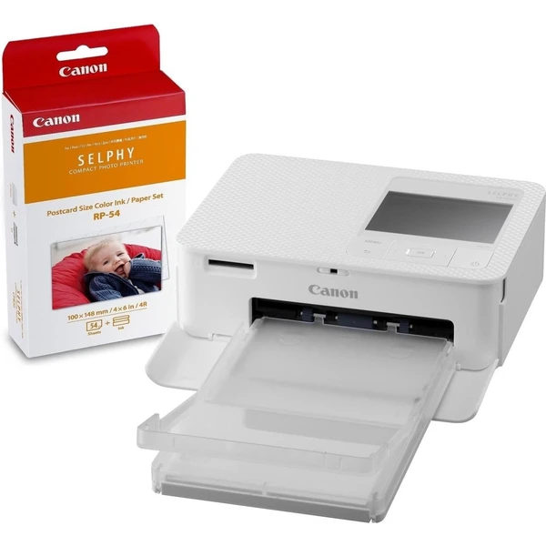 Canon SELPHY CP1500 biela + papiere RP-54 - Tlačiarne - Hlavný obrázok