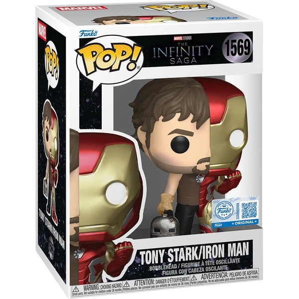 Funko POP! #1569 Marvel: Saga Infinity - Tony Stark/Iron Man Split - Funko POP! - Obrázok R0JM000K01