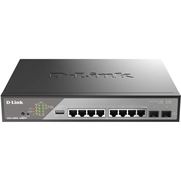 D-link 10-portový Gigabit Ethernet PoE++ prepínač na dohľadovanie - Switche - Hlavný obrázok