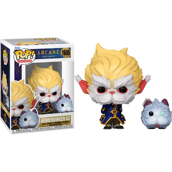 Funko POP! #1605 TV: Arcane League of Legends - Heimerdinger w/Poro - Funko POP! - Hlavný obrázok