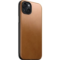 Nomad Modern Leather MagSafe kryt iPhone 15 Plus english tan - Puzdra