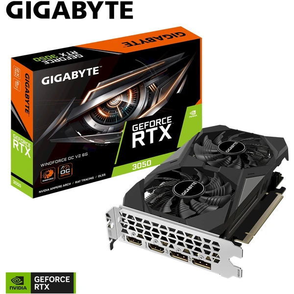 GIGABYTE NVIDIA GeForce RTX 3050 WINDFORCE OC V2 6G - Grafické karty - Obrázok R0TC000O01