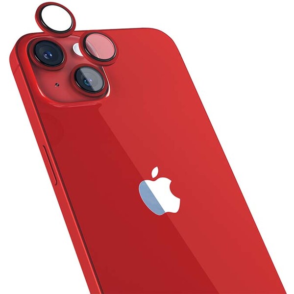 E-shop EPICO ochranné sklíčka na šošovky kamery Apple iPhone 14 / 14 Plus červená