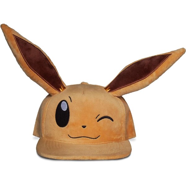 E-shop Kšiltovka plyšová Pokémon - Žmurkajúci Eeevee