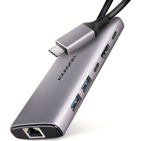 AXAGON HMC-6G2L 6v1 USB-C húb