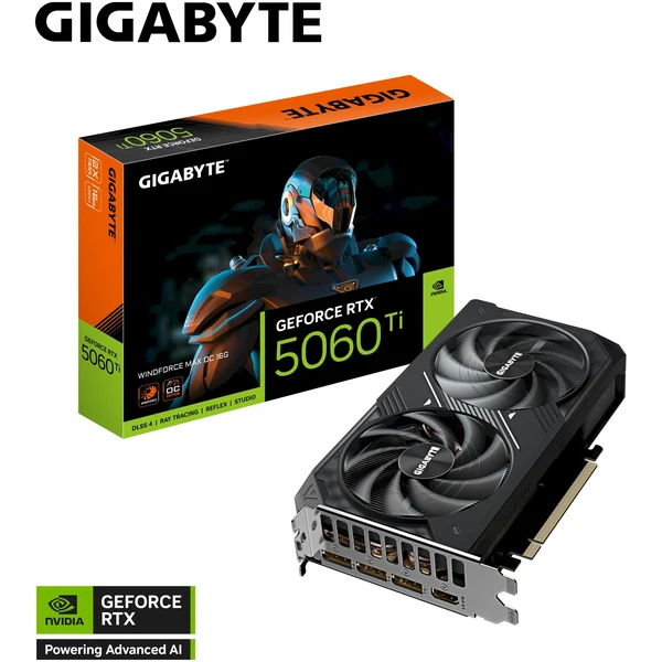 GIGABYTE NVIDIA GeForce RTX 5060 Ti WINDFORCE MAX OC 16G - Grafické karty - Obrázok R15K000K01