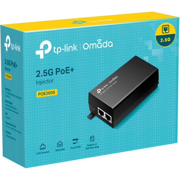 TP-Link POE260S 2,5G PoE+ injektor - Injektory - Obrázok R1F5000N01