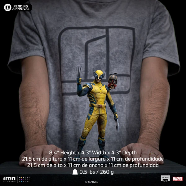 Soška Iron Studios Art Scale 1/10 Deadpool & Wolverine - Wolverine - Sochy a sošky - Obrázok R1M7000J01