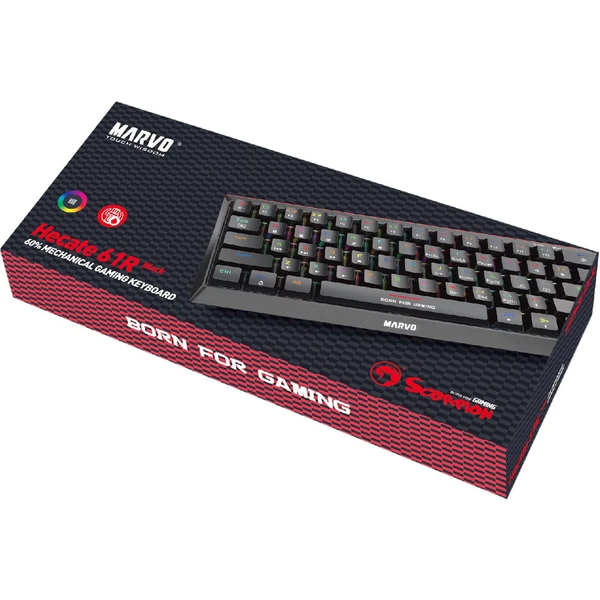 Marvo KG962G EN - R mechanická herná klávesnica TKL RGB (US) čierna - Klávesnice - Obrázok R1M7000N01