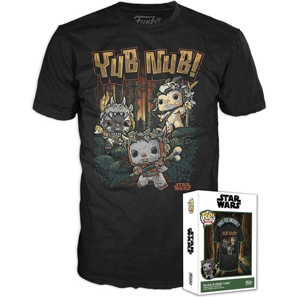 Funko Boxed Tee: Star Wars: Return of the Jedi - Ewok S - Tričká - Hlavný obrázok