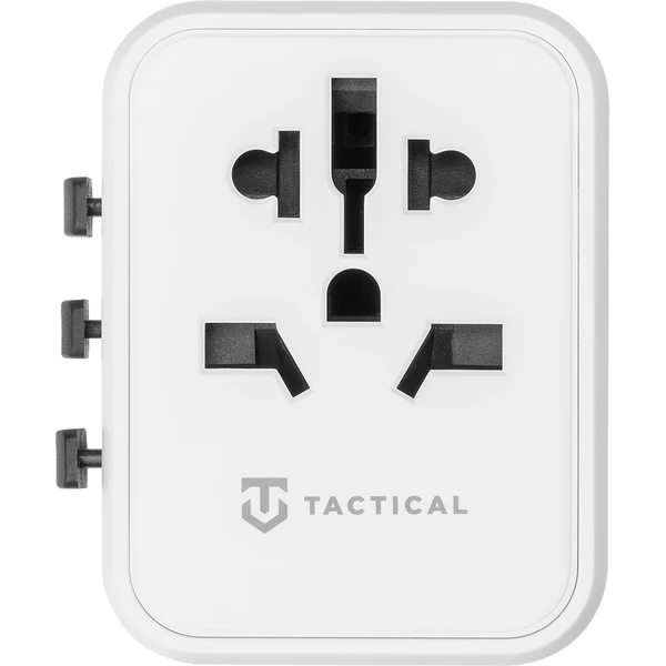 Tactical PTP cestovný adaptér biely - Nabíjačky - Obrázok R1T4G00101