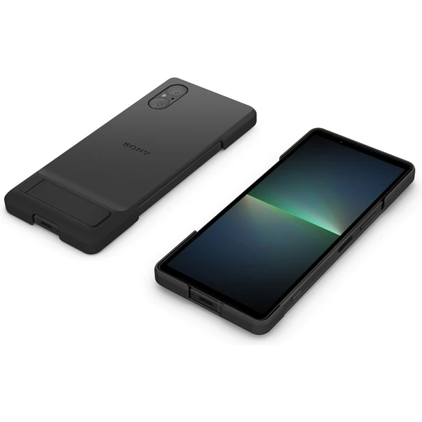 Sony Stand Cover kryt Xperia 5 V 5G čierny - Puzdra - Obrázok R21T100501