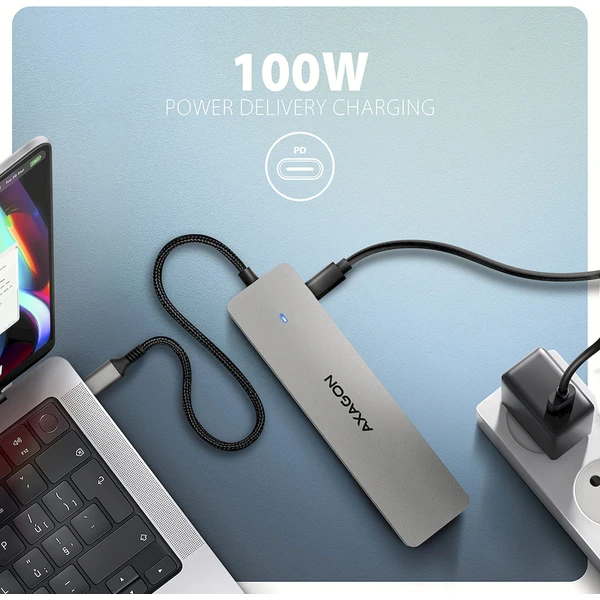 AXAGON HMC-7HX2 7v1 USB-C húb - Dokovacie stanice - Obrázok R25D000N01