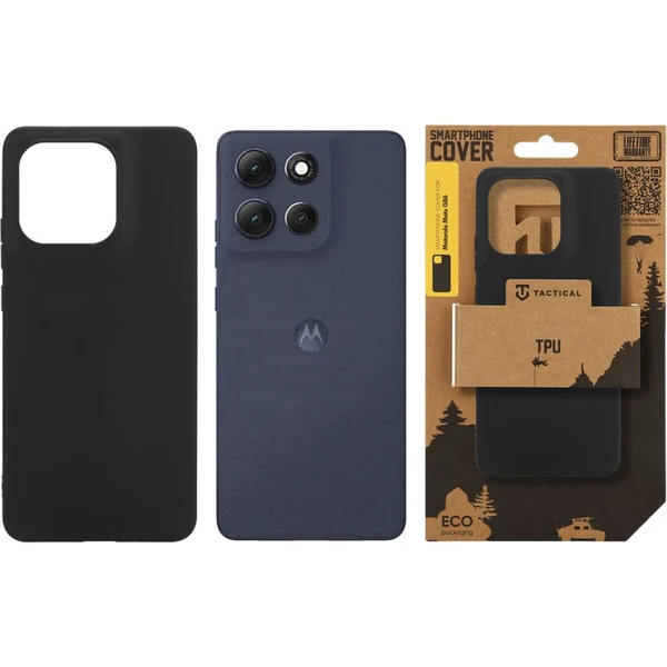Tactical TPU kryt Motorola Moto G86 čierny - Puzdra - Obrázok R29O000K01