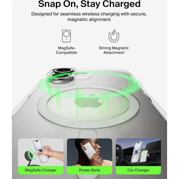 Belkin SheerForce MagSafe kryt iPhone 17 číry - Puzdra - Obrázok R2CN000K01