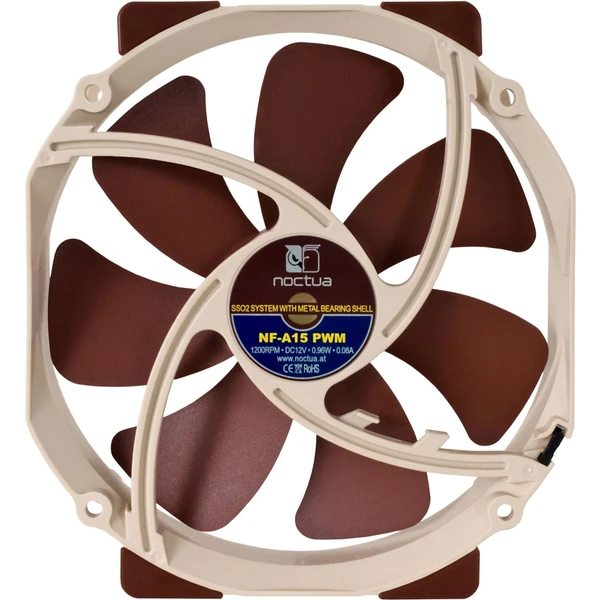 Noctua NF-A15 PWM - Ventilátory pre PC - Obrázok R2D3000O01