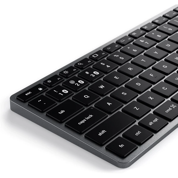 Satechi Slim X1 Bluetooth bezdrôtová podsvietená klávesnica CZ vesmírne šedá - Klávesnice - Obrázok R2D5000K01