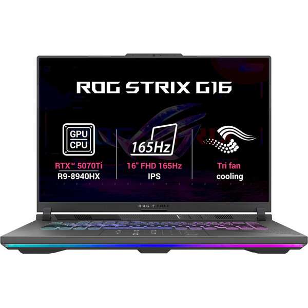 ASUS ROG Strix G16 (G614PR-RV034) sivý