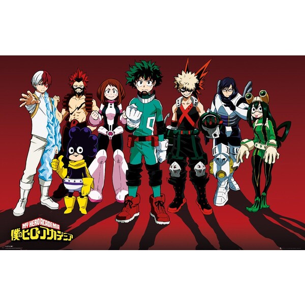 Plagát My Hero Academia - Line Up (78)