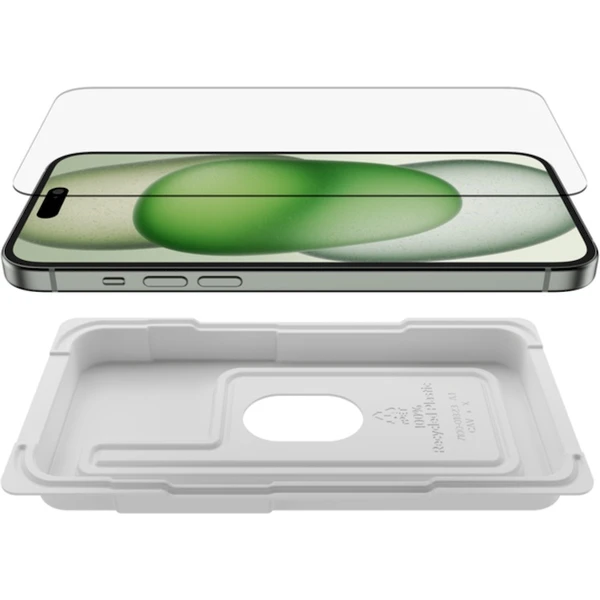 Belkin SCREENFORCE™ TemperedGlass Anti-Microbial sklo iPhone 15 Plus/iPhone 14 Pro Max - Ochranné fólie a sklo - Obrázok R2O1000L01
