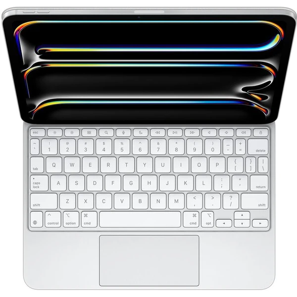 Apple Magic Keyboard (2024) iPad Pro 11" klávesnica US biela - Puzdra s klávesnicou - Obrázok R2Q5000L01