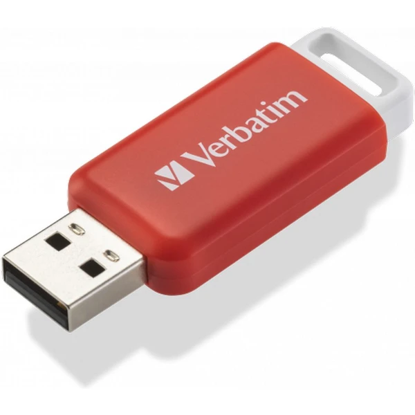 VERBATIM Flash Disk 16GB DataBar USB 2.0 Drive, červený - Flashdisky - Hlavný obrázok