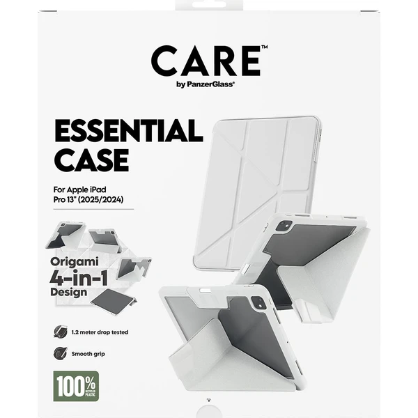 PanzerGlass® CARE 4v1 Essential puzdro Apple iPad Pro 13" (2025/2024) sivé - Puzdra - Obrázok R2XL000K01