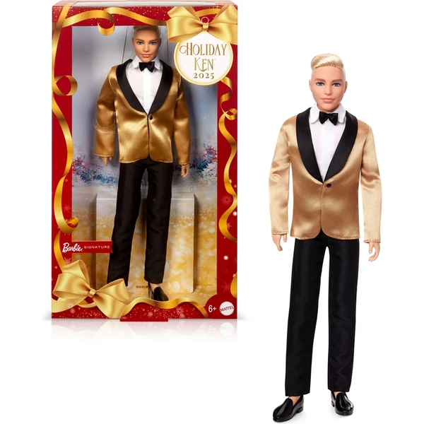 Vianočná bábika Mattel Barbie Signature 2025 Holiday - KEN BLOND - Hračky - Hlavný obrázok