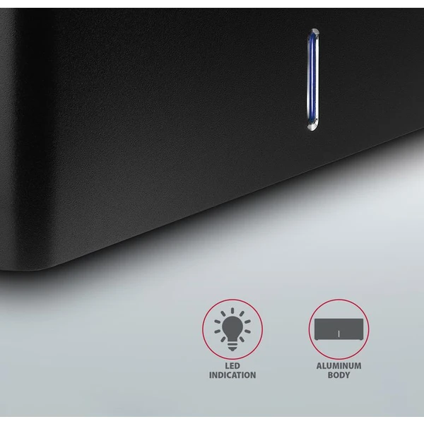 AXAGON ADSASN USB 3.2 Gen1 SATA 6G 2.5'/3.5' HDD/SSD dokovacia stanica - Externé boxy - Obrázok R3GV000501