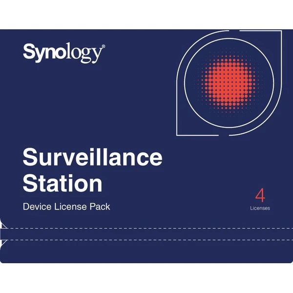 Synology balíček licencie pre 4 kamery/kanály - Licencie - Hlavný obrázok