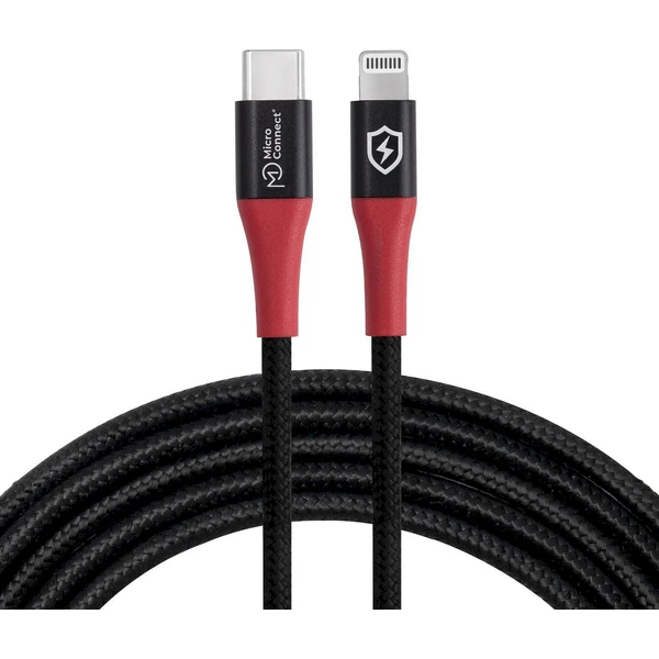 MicroConnect Safe Charge USB-C /Lightning napájací kábel 60W 1,5m čierny - Káble a redukcie - Hlavný obrázok
