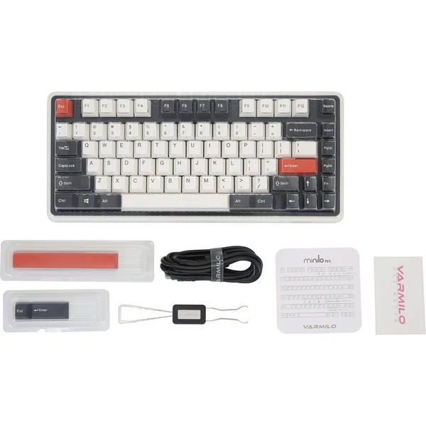 Varmilo Minilo75 Kailh Prestige Silent (US) Retro - Klávesnice - Obrázok R46F000L01