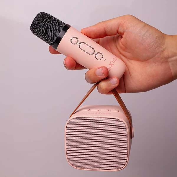 Maxlife MXKS-100 Bluetooth karaoke set ružový - Reproduktory - Obrázok R4ER000K01
