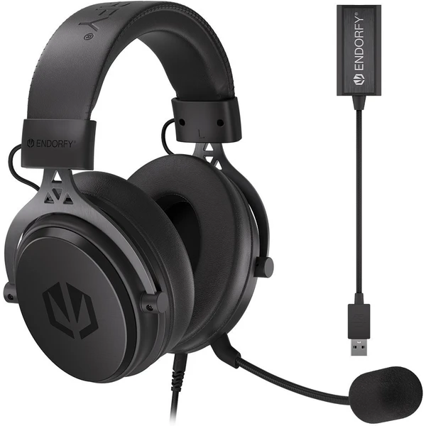 Endorfy VIRO Plus USB čierna - Slúchadlá - Obrázok R4GM300401