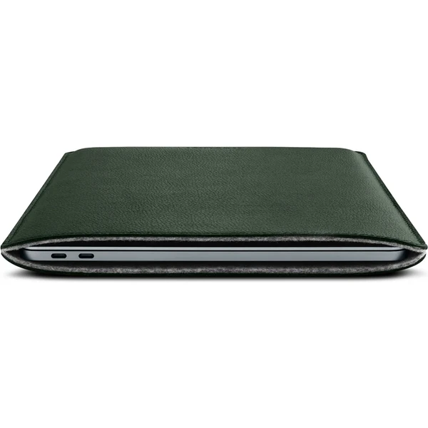 Woolnut kožené puzdro MacBook Pro 13"/MacBook Air 13" tmavozelené - Puzdra - Obrázok R4SR100501