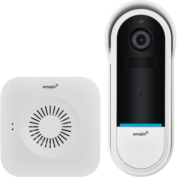 Omajin by Netatmo Wireless Video Doorbell bezdrôtový zvonček s kamerou + 64GB microSD karta - Inteligentné zvončeky - Obrázok R50A000N01
