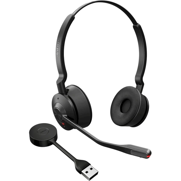 Jabra Engage 55 SE USB-A UC Stereo LowPower bezdrôtové slúchadlá čierna - Slúchadlá - Obrázok R50N000K01
