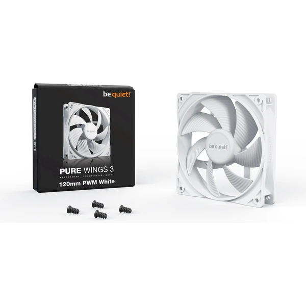 Be quiet! Pure Wings 3 120mm PWM biely - Ventilátory pre PC - Obrázok R53B000L01