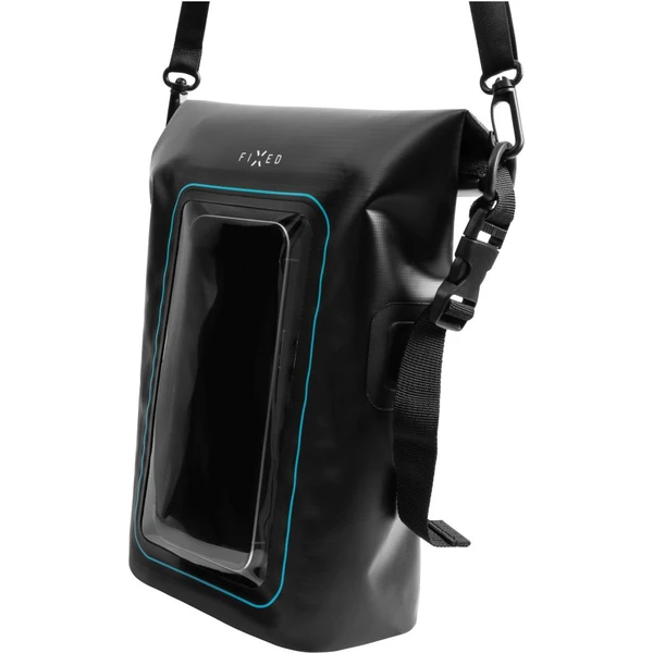 FIXED Float Bag 3L vodeodolný vak s vreckom pre mobilný telefón čierny - Puzdra - Obrázok R555000N01