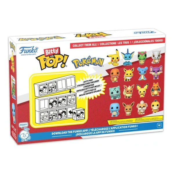Funko Bitty POP! #455 Pokemon - Charmander 4-pack - Funko POP! - Obrázok R57G000K01