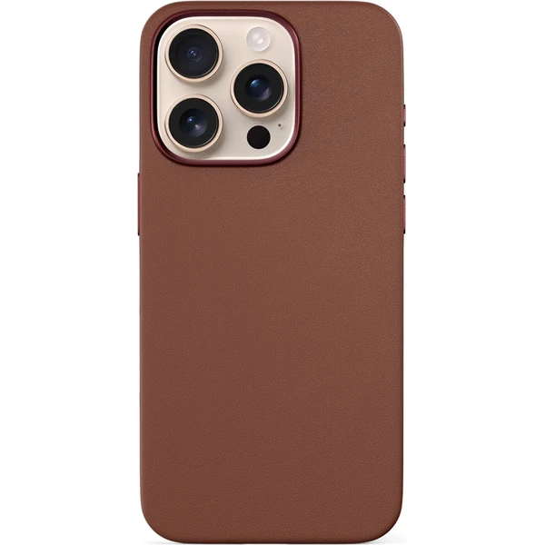 Epico Mag+ Leather kryt pre iPhone 16 Pro Max hnedá - Puzdra - Hlavný obrázok