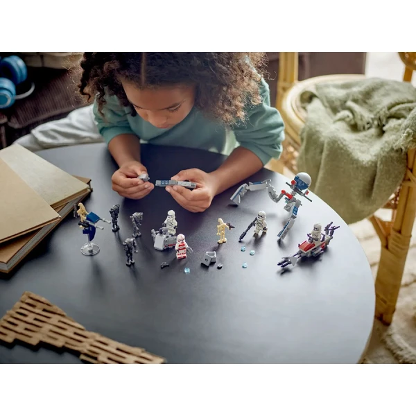 LEGO®Star Wars™ 75372 Bojový balíček klonového vojaka a Bojového droida - LEGO - Obrázok R5O4000J01