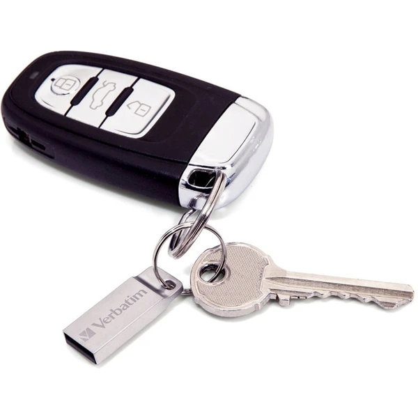 VERBATIM Flash Disk 64GB Metal Executive, USB 2.0, strieborný - Flashdisky - Obrázok R5R2000P01