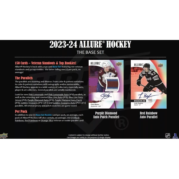 Hokejové karty 2023-24 Upper Deck Allure Hockey Hobby Box - Hokejové karty - Obrázok R6C6000P01