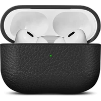 Woolnut kožené puzdro na AirPods Pro 2. generácia čierne - Puzdra