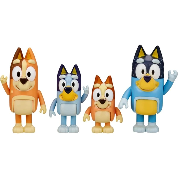 Súprava figúrok Moose Toys Bluey - Rodinka 4-Pack  - Figúrky - Hlavný obrázok